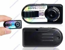 Минивидеокамера Q5 720P HD 12MP с функцией фото и TF картридером DV0100B