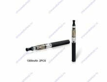 Комплект электронных сигарет Double Stem Ego 1.6ml CE4 1300mAh с объёмным атомайзером HP5190B